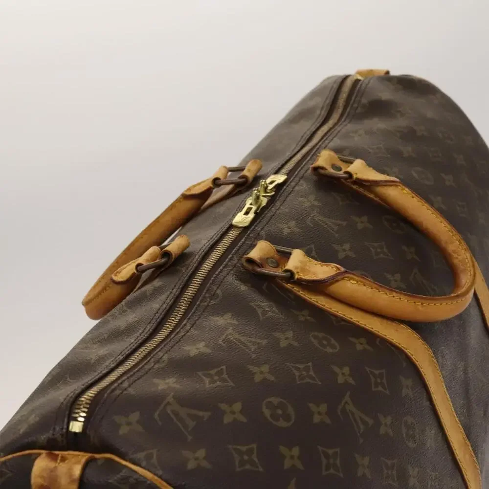 LOUIS VUITTON Monogram Keepall 55 Boston Bag M41424